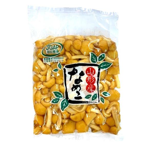 送料無料【朝市場直行】山形県ほか なめこ（袋）約100g x2個セット