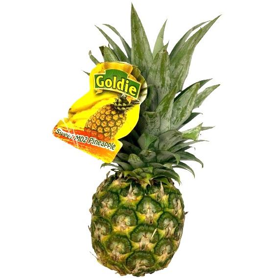 送料無料【朝市場直行】フィリピンほか パイナップル 1個 約1kg x2個