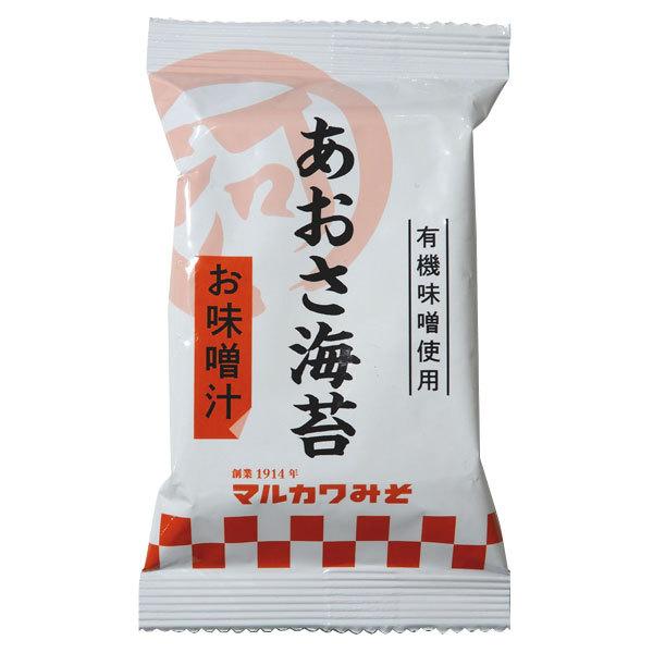 送料無料(メール便)　恒食　マルカワ味噌　木桶で熟成味噌汁　あおさ海苔　9.1g　送料込み（Yahoo!・ビーライフショップ）