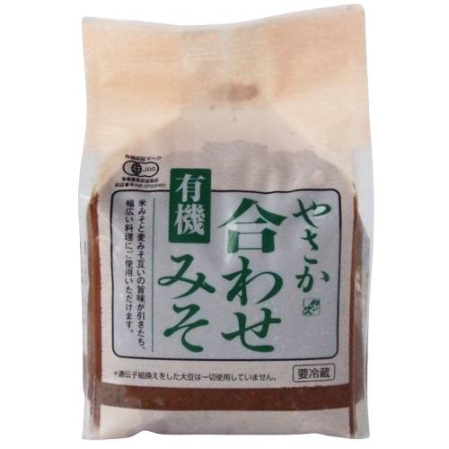 やさか共同農場 有機やさか合わせ味噌 750g x2個セット【冷蔵】 : ビー