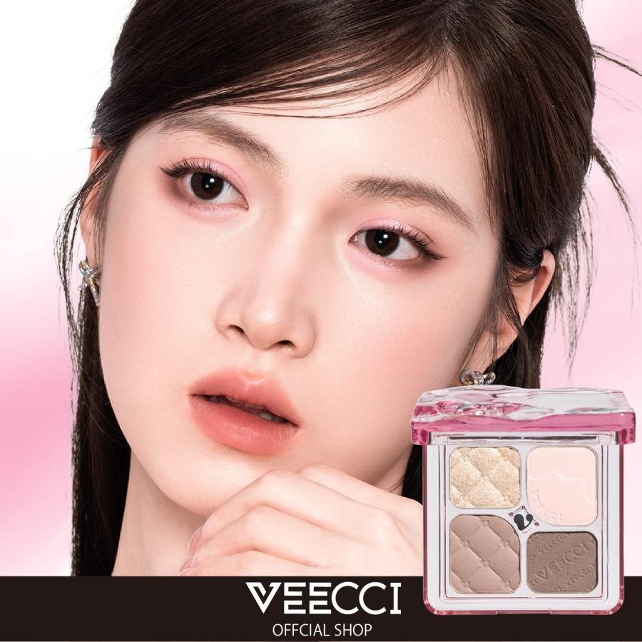 VEECCI（ヴィーチ） クラシック4色アイシャドウパレット