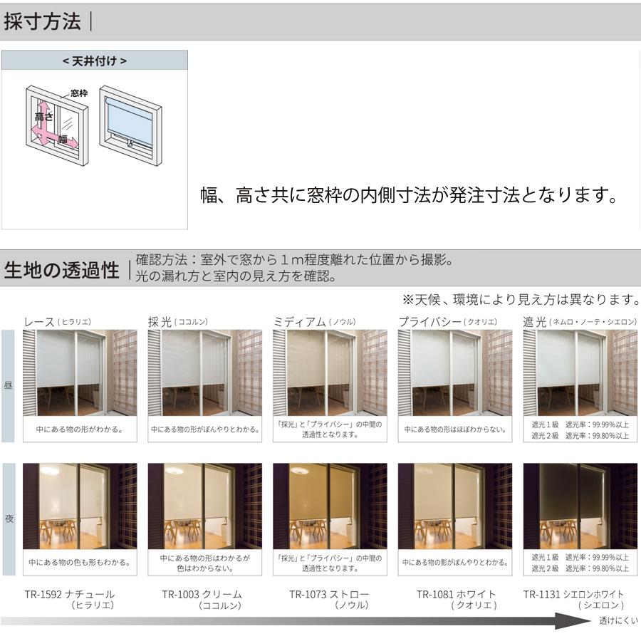 ロールスクリーン つっぱり テンション 立川機工 FIRSTAGE オーダー タチカワ ロールカーテン 日本製 Cocorun ココルン 防炎 幅41〜60cm×丈61〜90cm_5