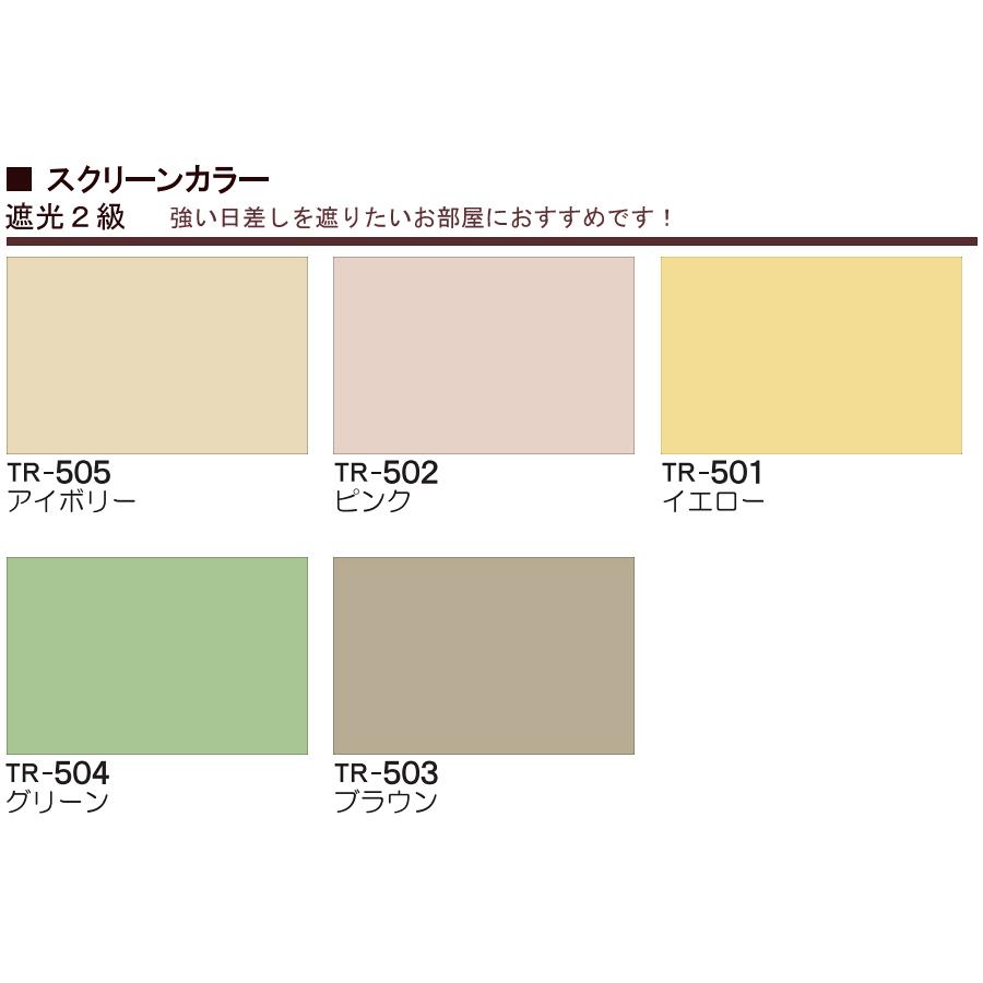 ロールスクリーン 規格品 立川機工 ティオリオ 遮光2級 製品幅60cm×製品高180cm ロールカーテン 採光 北欧 賃貸 間仕切り 既製品_2