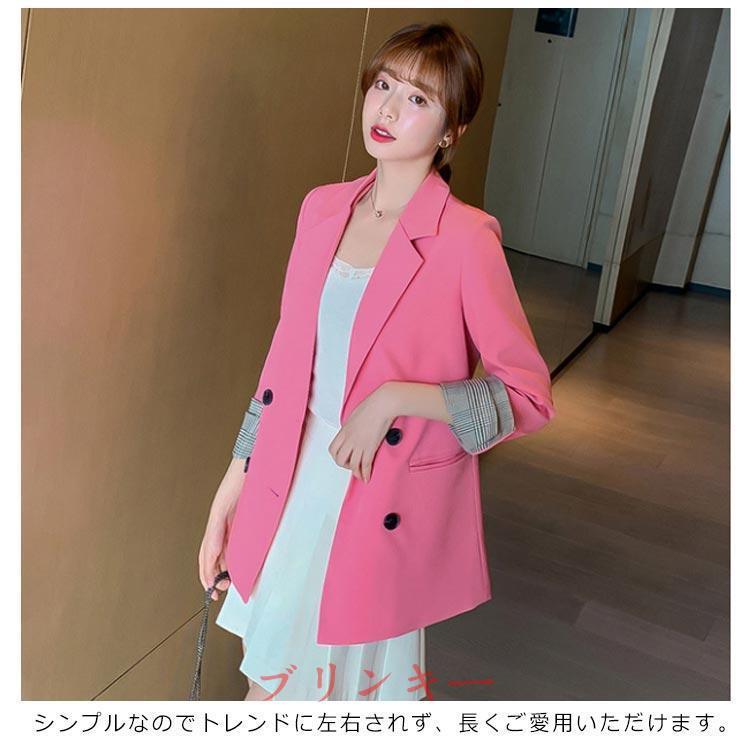 テーラードジャケット ロング スプリングコート レディース ジャケット 
