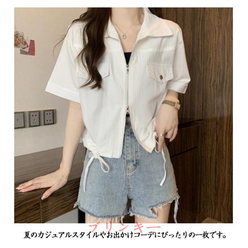 サマージャケット レディース 春夏 薄手 半袖 ジャケット ライト