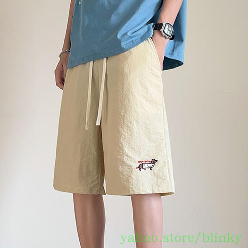 MONK MODE メンズ ショートパンツ ハーフパンツ ショートパンツ ハーフパンツ メンズ 短パン 5分丈 夏服 薄手 ワイド