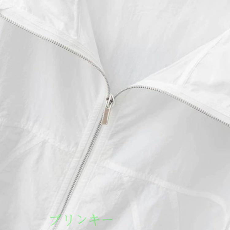 薄手 春夏 パーカー レディース uvカット サマージャケット ジャンパー