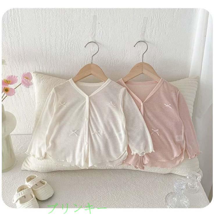キッズ ボレロ カーディガン 春夏 子供服 薄手 uvカット 女子 ベビー