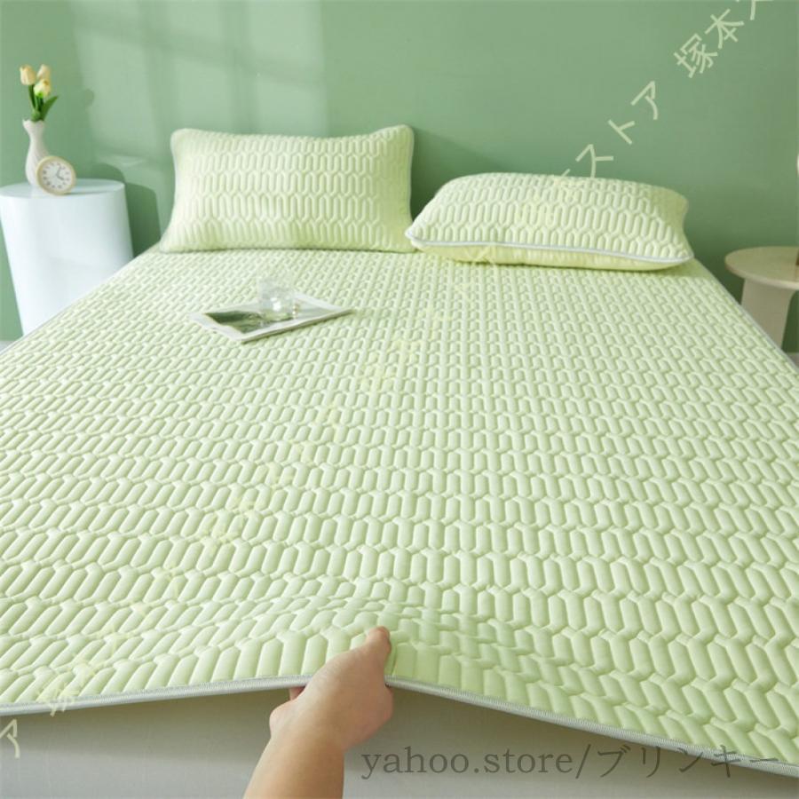 冷感　ベットシーツ　ベットパッド 夏用シーツ 冷感シーツ 接触冷感 シーツ 夏 ベッドシーツ 冷感パッド