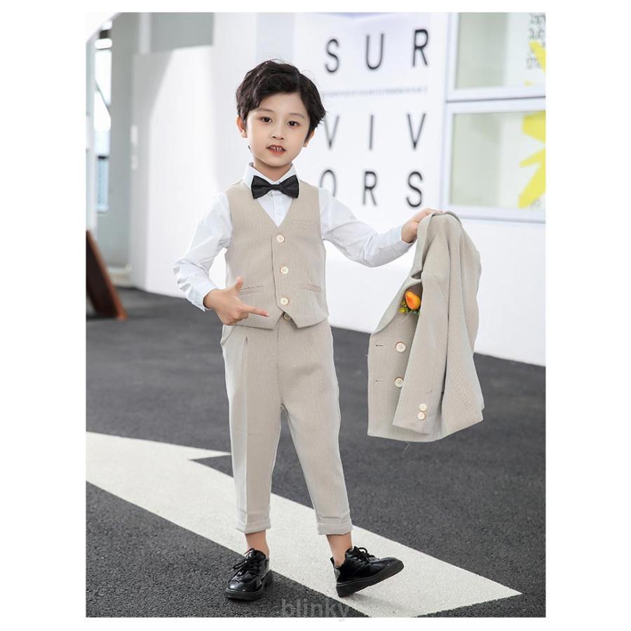 卒園式 フォーマルスーツ 5点セット キッズスーツ 韓国 子供服 スーツ 