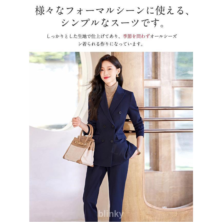 セットアップ パンツスーツ ジャケット＋パンツ 2点セットスーツ春新作