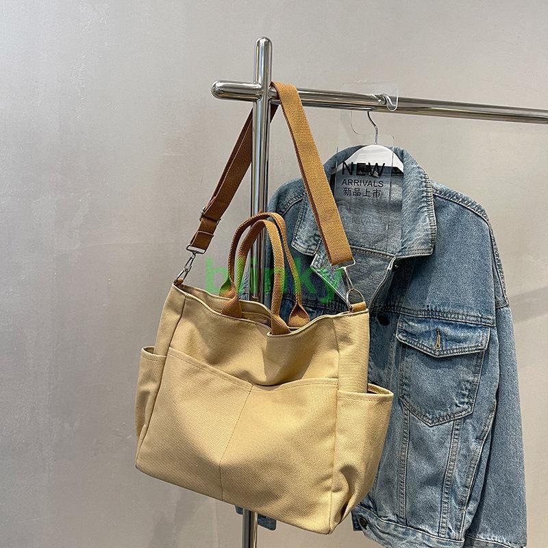 ショルダーバッグ レディース 斜めがけ 軽い 2way トートバッグ 帆布