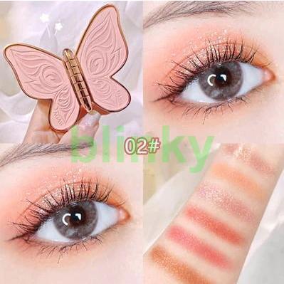 6色 バタフライアイシャドウ パレット ミニマルチパレット アイ