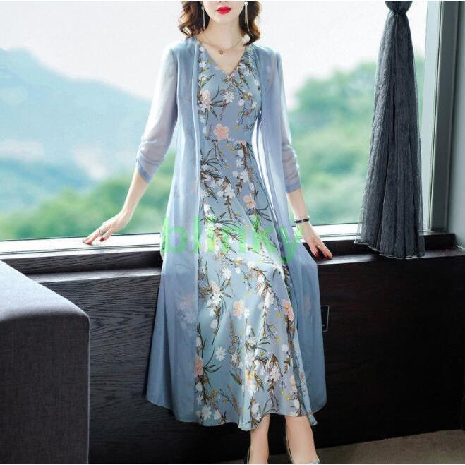 顔合わせ 母親 服装 50代 春 夏 パーティドレス セットアップ