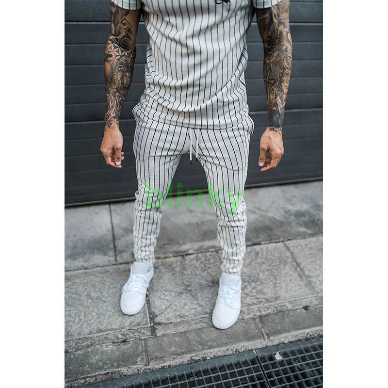 KEBOZ セットアップ　パーカー　パンツ ストライプ　縦縞 KEBOZ セットアップ パーカー パンツ ストライプ 縦縞