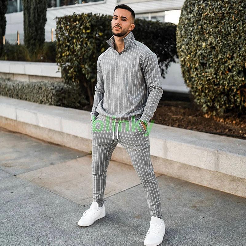 KEBOZ セットアップ　パーカー　パンツ ストライプ　縦縞 KEBOZ セットアップ パーカー パンツ ストライプ 縦縞