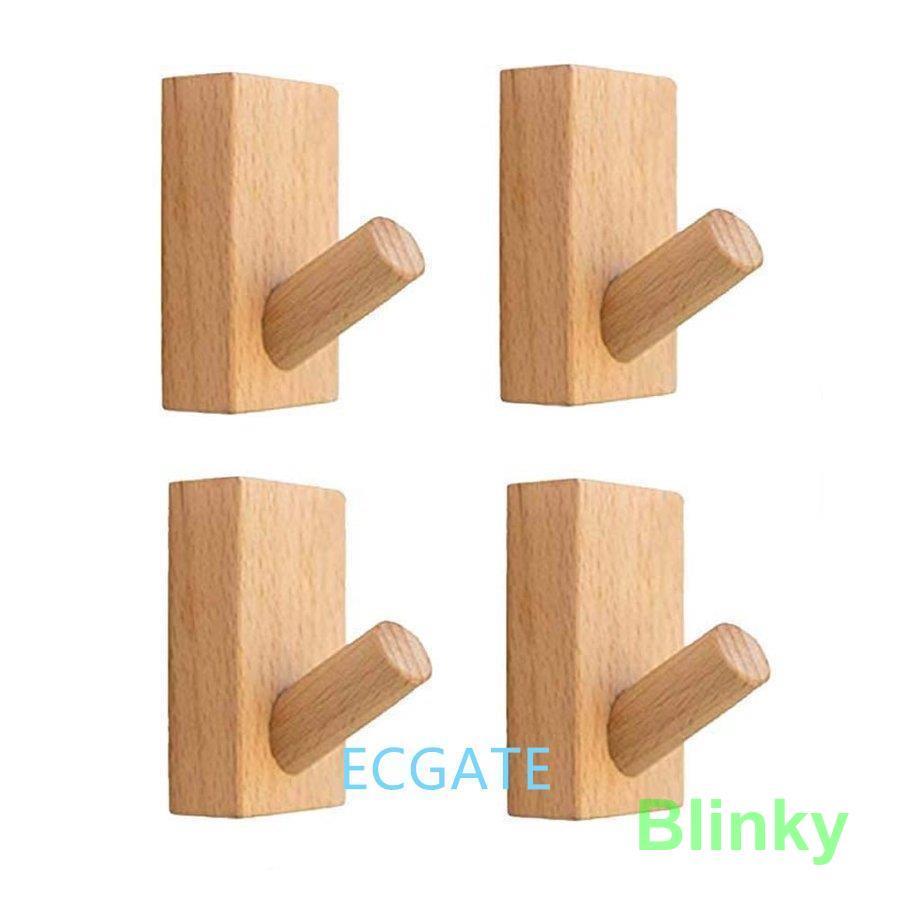 木製フック 5個セット おしゃれフック 壁掛けフック 洋服掛け 帽子掛け