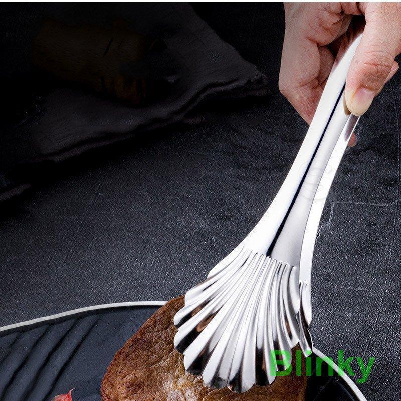 万能トング ステンレス製 キッチン用品 挟む 雑貨 サラダ 耐熱 焼肉