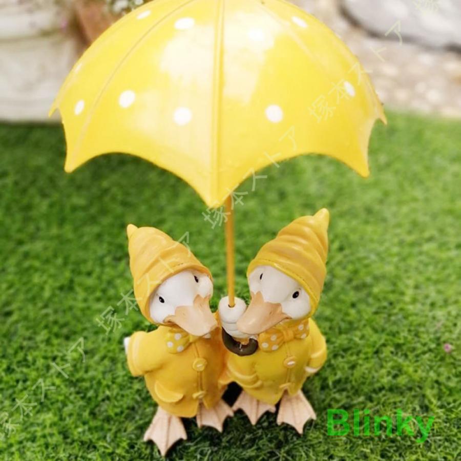 ガーデンオーナメント アヒル ガーデニング 置物 インテリア雑貨