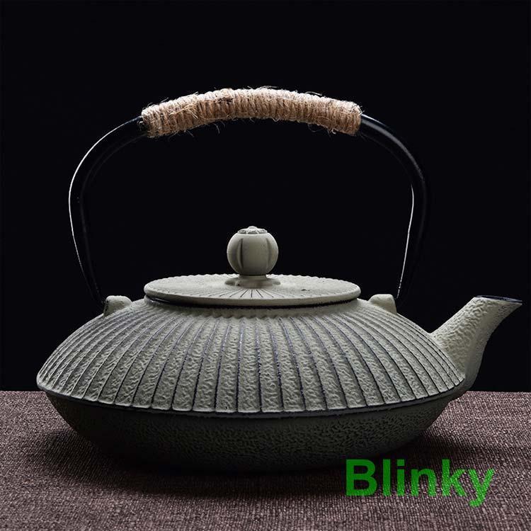 鉄瓶 IH対応 800ml 鉄分摂取 急須 茶こし付き 貧血予防 白湯 やかん