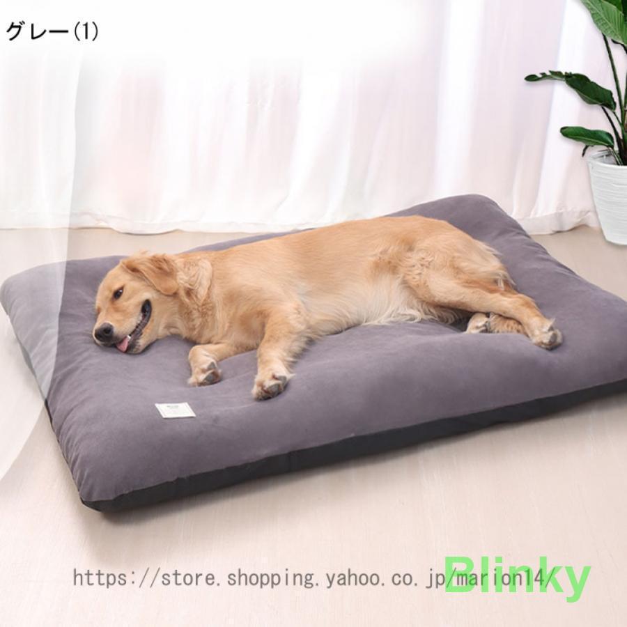 大型犬用ベッドクッション グレー×黒 大型犬用クッションベッド 洗える 老犬介護ベッド 床ずれ防止 防水 犬