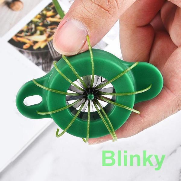プラスチックネギカッターキッチンアクセサリー水ほうれん草スライサー
