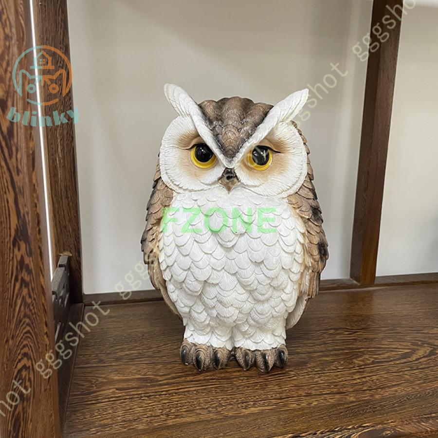 縁起もの　可愛いフクロウ置物 ふくろう フクロウ 置物 かわいい アニマル オウル オーナメント
