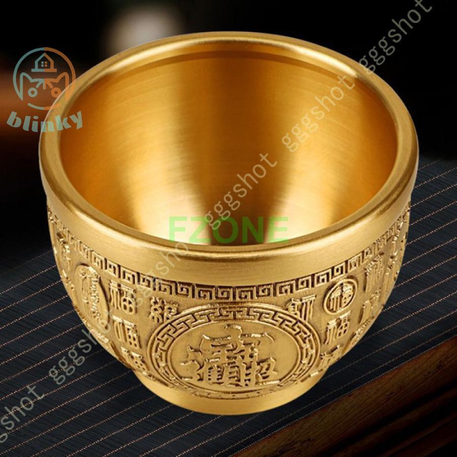 富と幸運 聚寶盆 浮彫 銅製 風水グッズ 風水 置物 開運 昇運 機運上昇