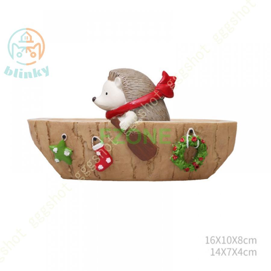 多肉植物鉢 樹脂 底穴あり 可愛いの動物 おしゃれ プランター