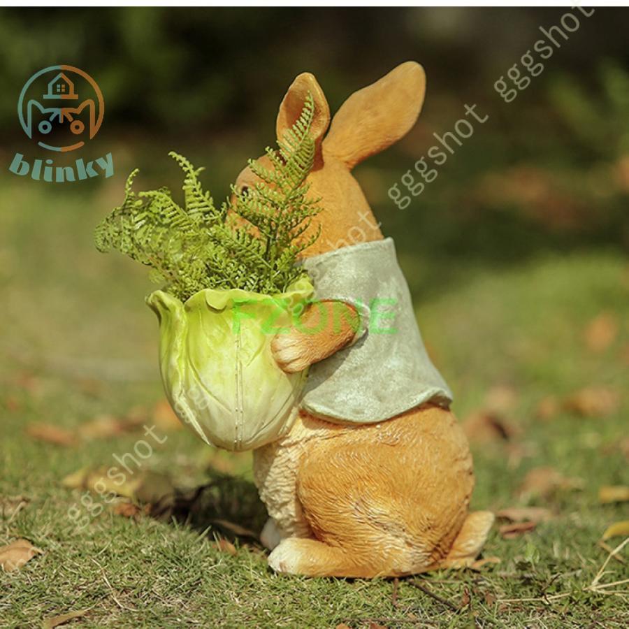 兎 オーナメント オブジェ 雑貨 ガーデン ガーデニング インテリア