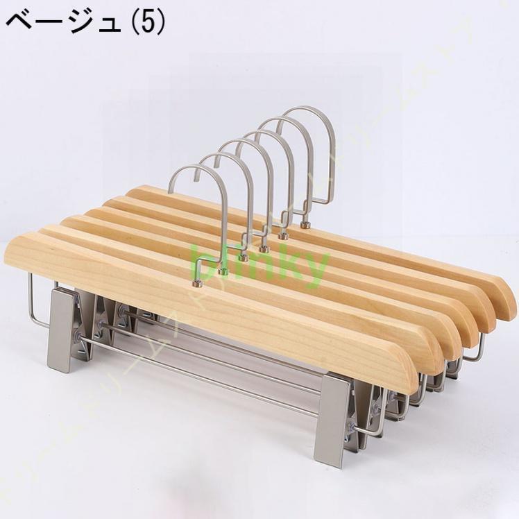 木製ハンガー 大人用未仕上げ 天然ソリッドエコ木製衣類ハンガー 木製スーツ コート ジャケットハンガー 360度強力回転フック ジャケット_10