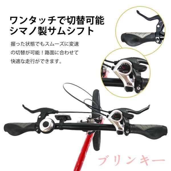 自転車 折りたたみ自転車 20インチ 6段変速 シマノ変速機 Vブレーキ 穴