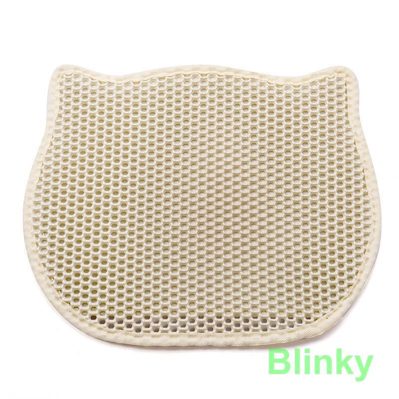 猫砂マット 砂取りマット 猫 猫型マット 飛び散り防止 丸洗い かわいい 猫型 便利 ネコ ペット 二重構造 滑り止めマット 清潔簡単 猫グッズ | ブランド登録なし | 03