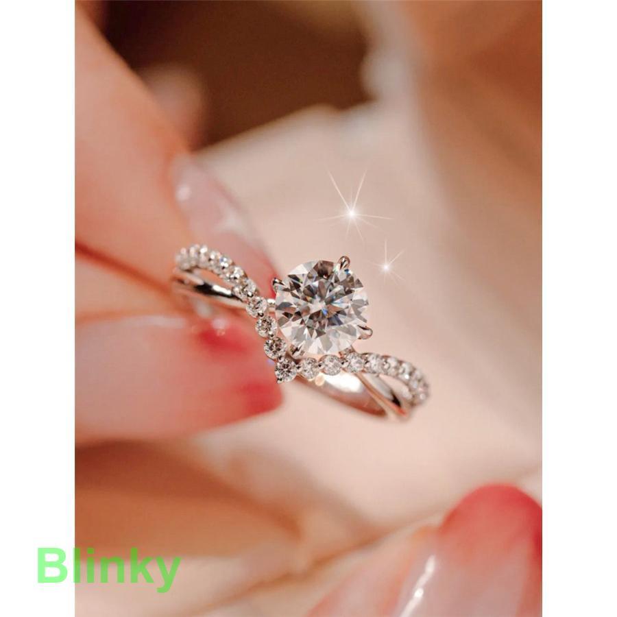 ペアリング 2本セット エンゲージリングペア 結婚指輪 キラキラ 婚約