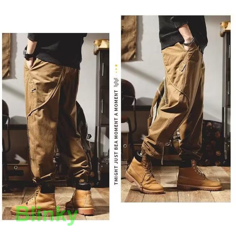ワークパンツ メンズカーゴパンツ 美脚 ジョガーパンツ ファション