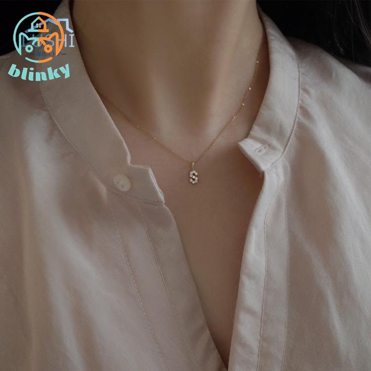 Mini型 ペンダントトップ K14 イニシャル モチーフ チャーム