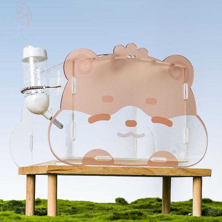 小動物 キャリー ケース 用 ケージ 透明 ハムスター ハリネズミ