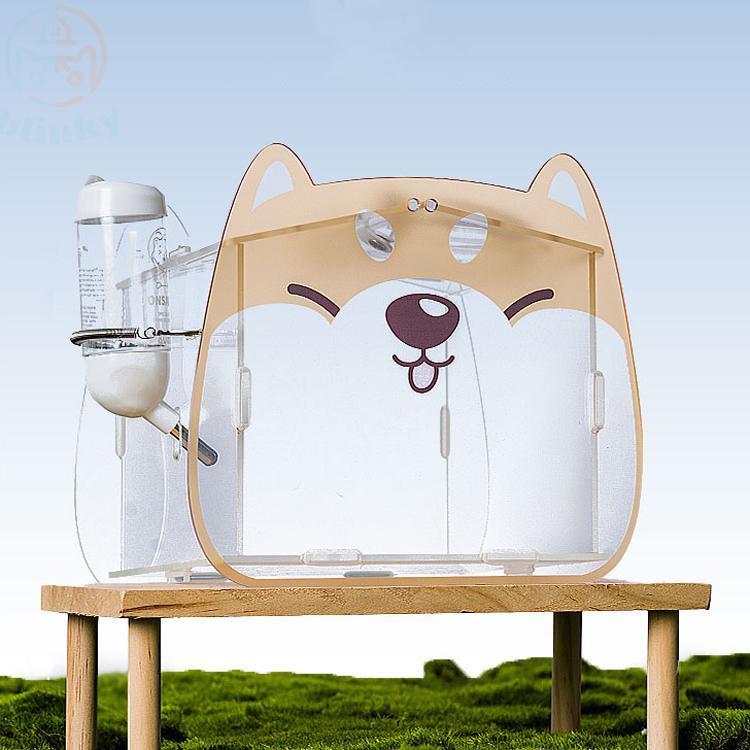 小動物 キャリー ケース 用 ケージ 透明 ハムスター ハリネズミ