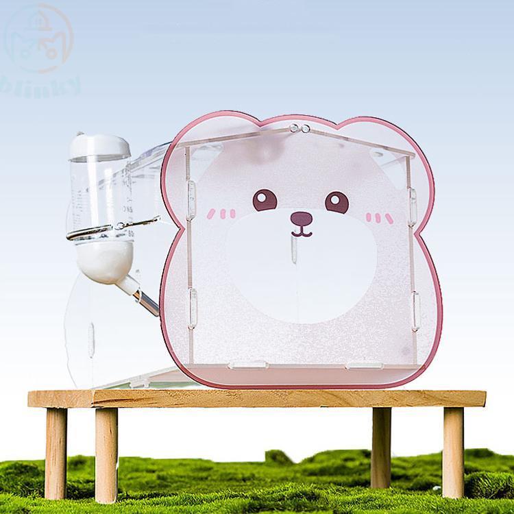 小動物 キャリー ケース 用 ケージ 透明 ハムスター ハリネズミ