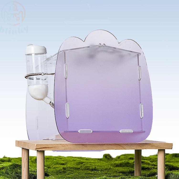 小動物 キャリー ケース 用 ケージ 透明 ハムスター ハリネズミ