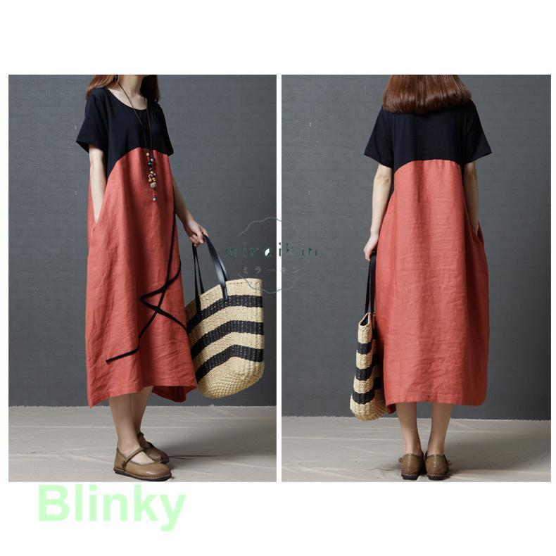 ワンピース ミモレ丈 夏 半袖 低身長 uネック フォーマル 40代 30代 50