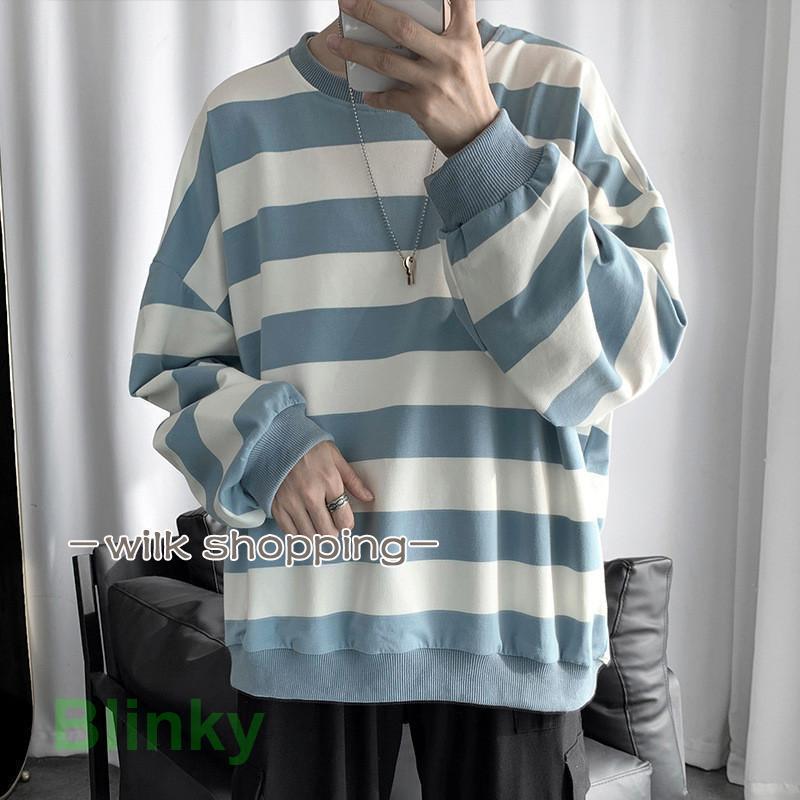 tシャツ メンズ 長袖 ロンT カットソー ストライプ Tシャツ シンプル