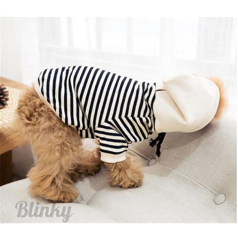 犬服 犬 服 犬の服 ペット用 秋冬 ストライプ柄 ペット服 ワンチャン