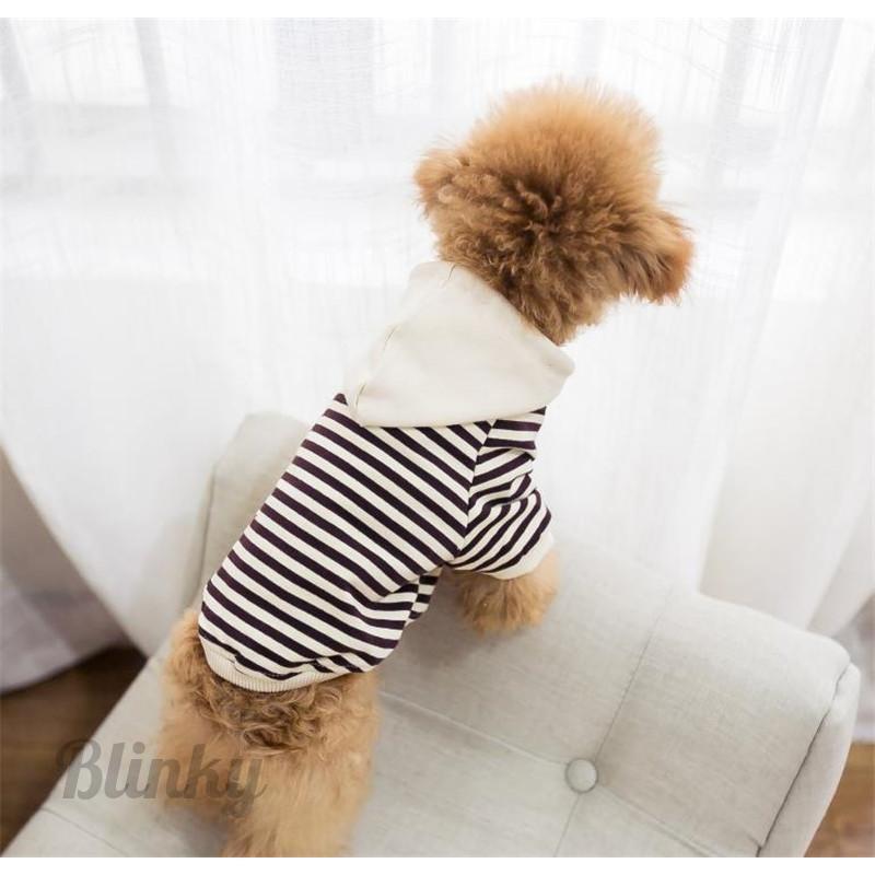 犬服 犬 服 犬の服 ペット用 秋冬 ストライプ柄 ペット服 ワンチャン