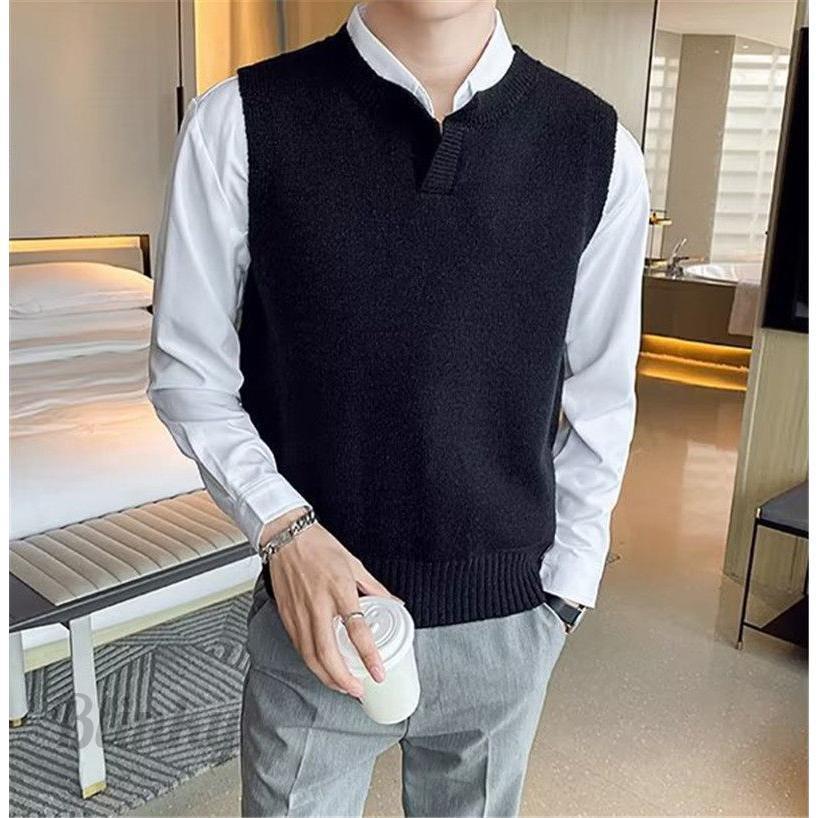 ゴルフウェア ウェア セーター ベスト ニットメンズ秋冬 ニットベスト メンズ 秋冬 春夏 プルオーバー セーター チョッキ