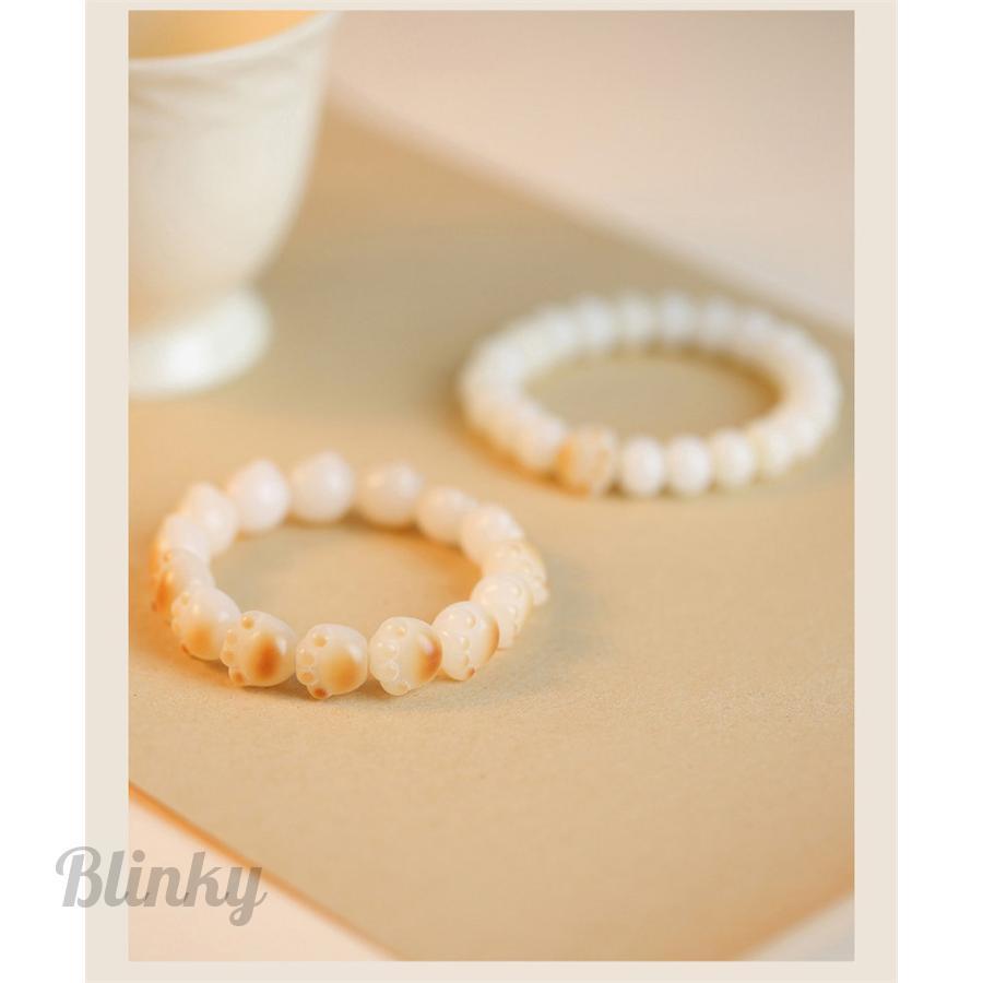 猫 ブレスレット肉球 菩提 母の日 猫の足 レディース 可愛い 猫の爪 猫