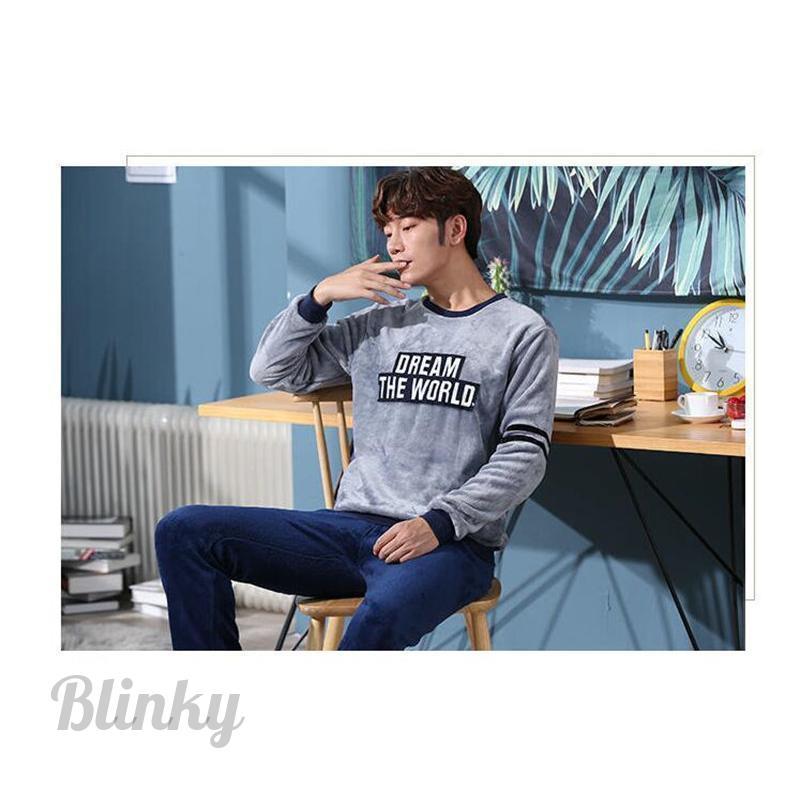 快眠 紳士 吸汗 通気 長袖 パジャマ メンズ 冬 暖かい ルームウェア