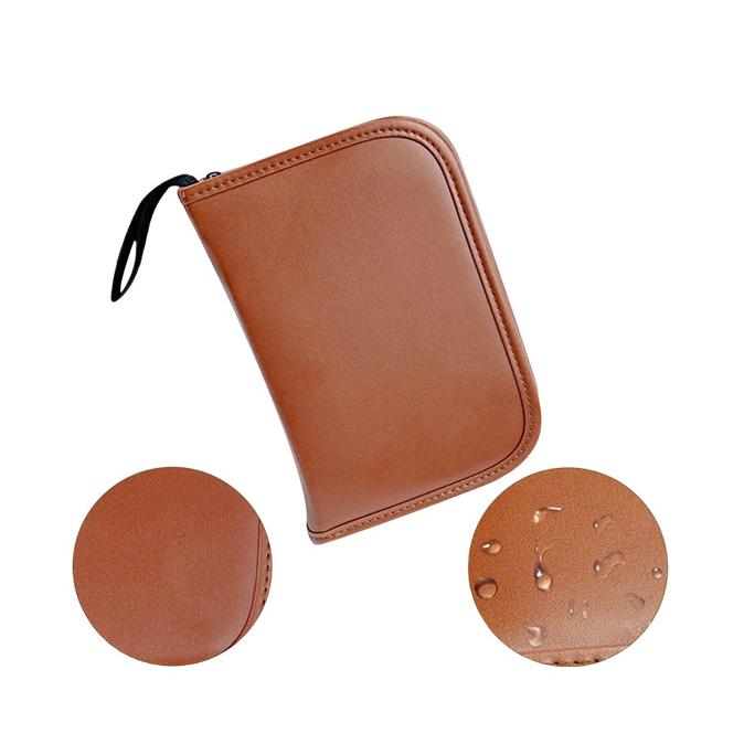 【新品未使用】ゴルフボールポーチ 筆記体名入れ ゴルフボールケース 全7色 ゴルフボールホルダー ボール