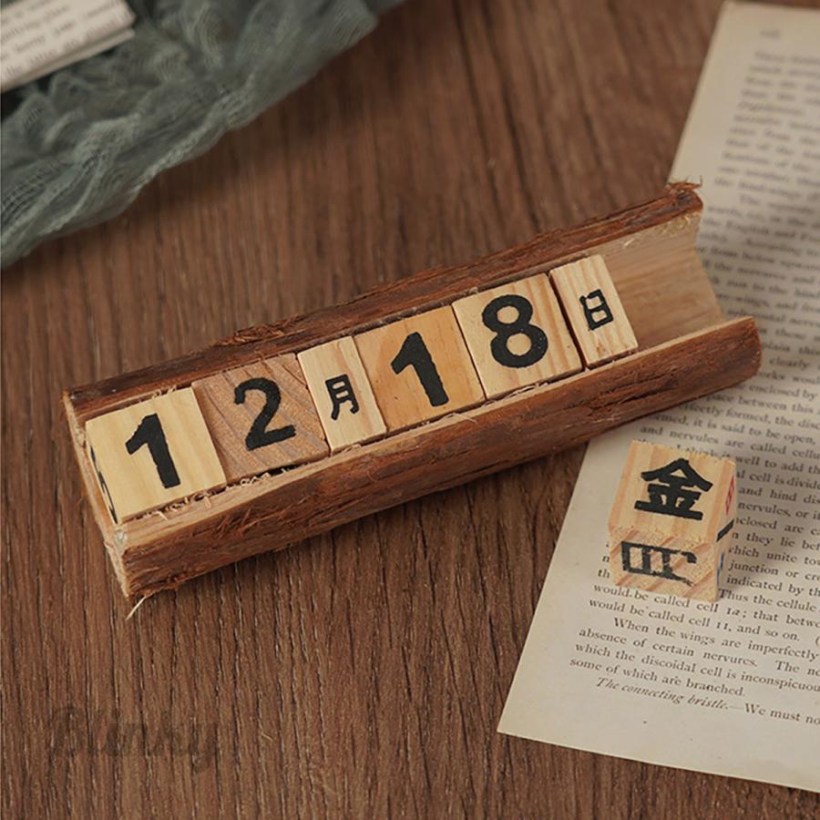 マニー　木製カレンダーなど 楽天市場】『木製万年カレンダー CUBU』カレンダー 万年 万年