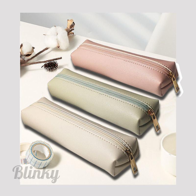 ペンケース 合革 シンプル おしゃれ スリム 筆箱 コンパクト 携帯 北欧